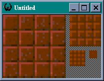 A tiled floor texture